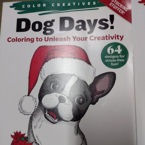 2 New Color Creatives Books, Christmas Dogs and Cats - Picture 2 of 14